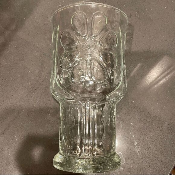 Vintage Libbey Clear Country Garden Daisy Juice Glass - Picture 8 of 9
